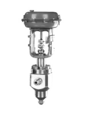 Urea synthesis tower outlet pressure control valve