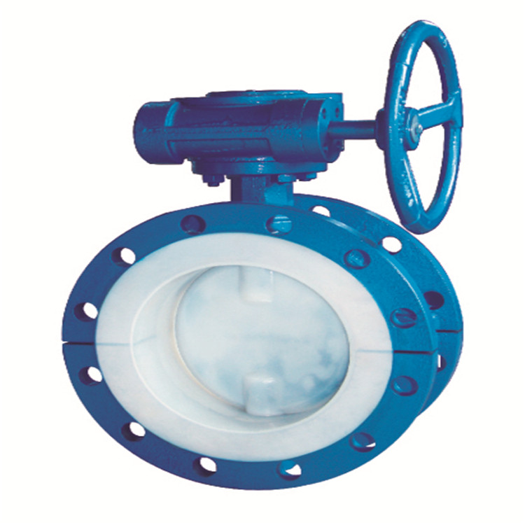 Valve end connection types 15 D341F衬氟法兰式蝶阀