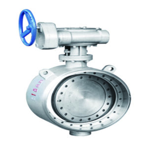 Butt welding type triple eccentric hard seal butterfly valve