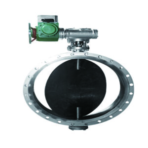 API GB Electric flange type ventilation butterfly valve