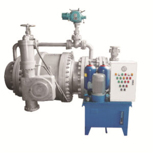 Hydraulic control slow closing ball valve