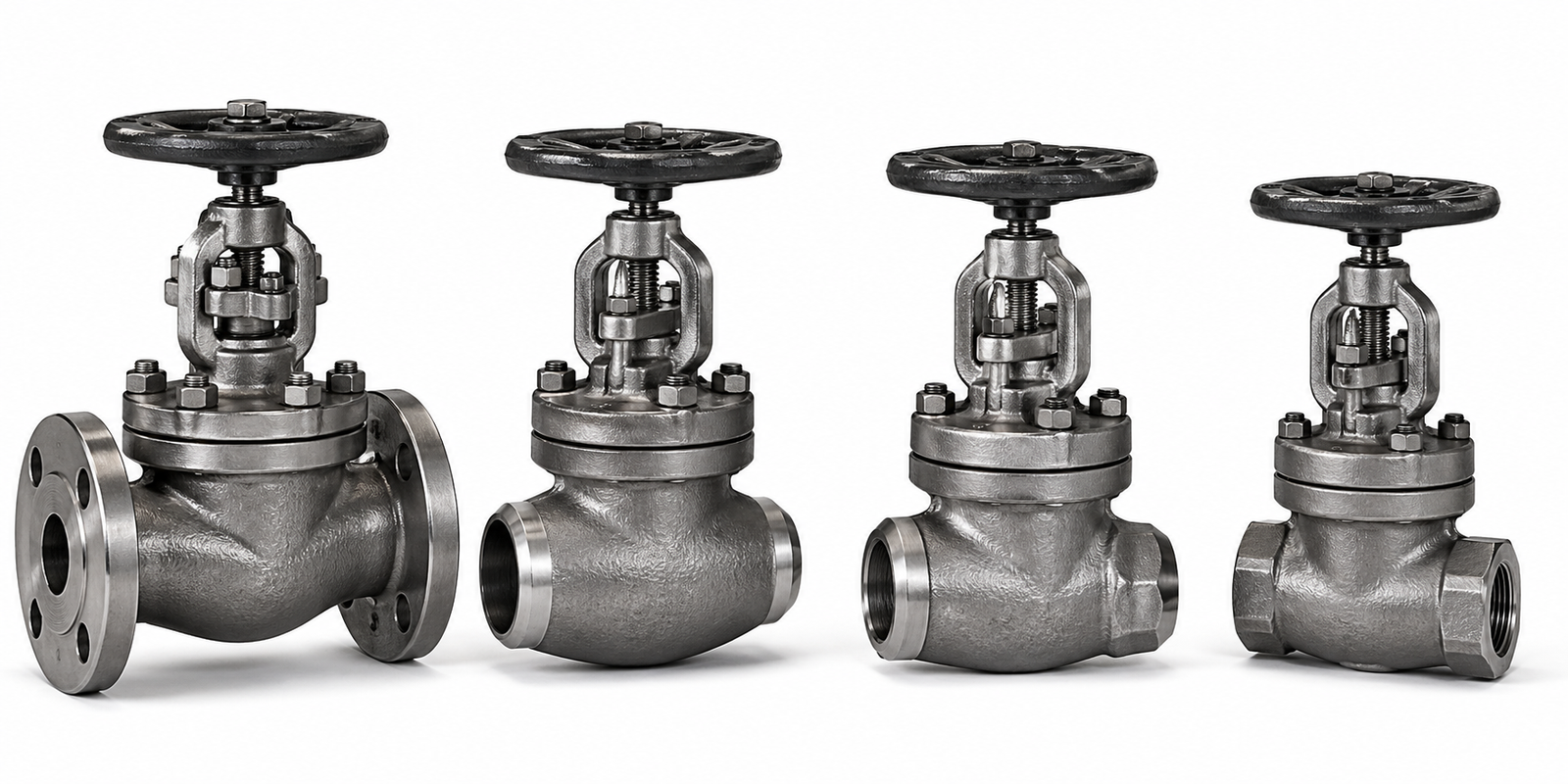 Custom end connection globe valves for industrial project requirements