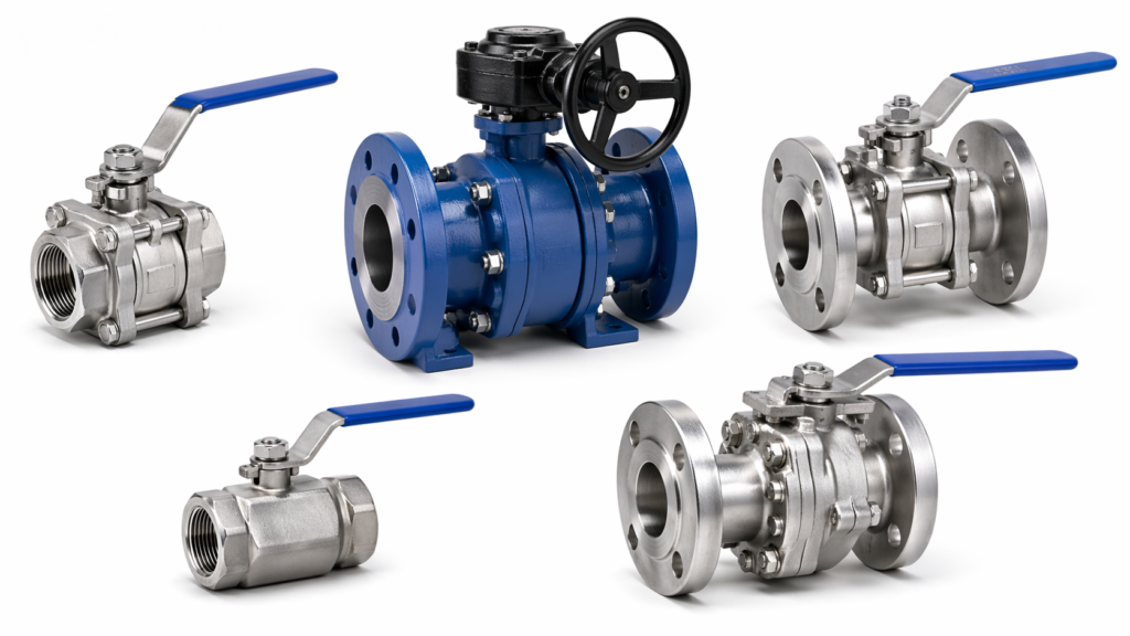 Industrial ball valve selection guide overview