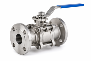 Floating Metal Seated Ball Valve with flanged ends