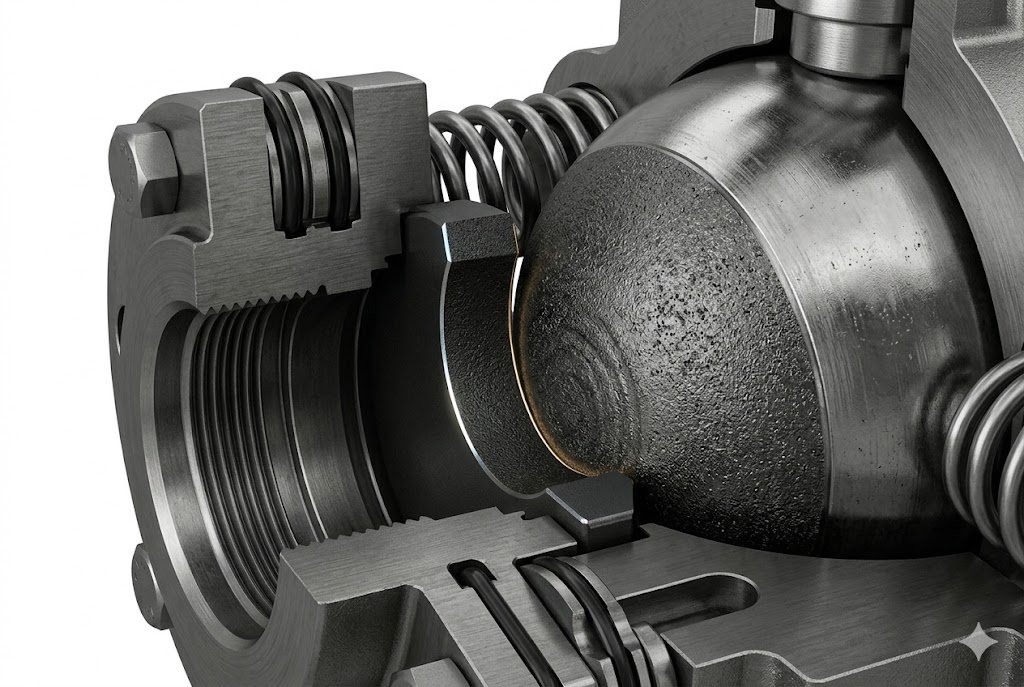 hard faced ball and seat for high temperature ball valve